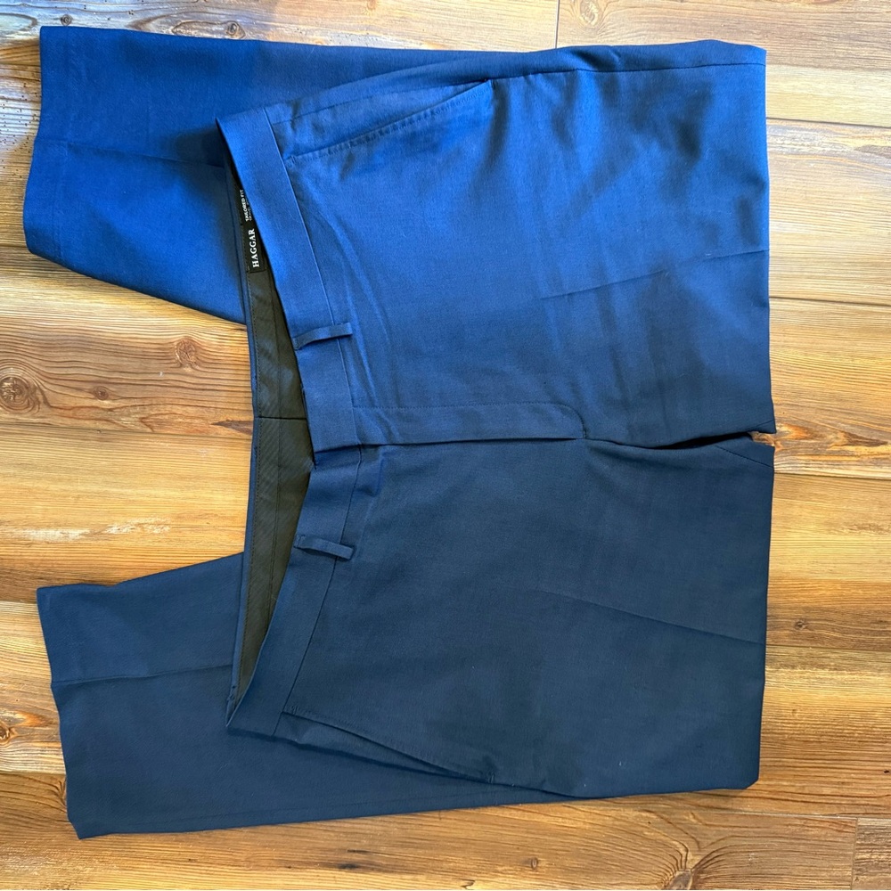 Haggar Dark Blue Men's Suit Jacket - Picture 5 of 7
